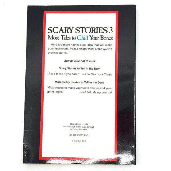 Scary Stories 3 More Tales to Chill Your Bones, Paperback by Schwartz, Alvin - Picture 2 of 7